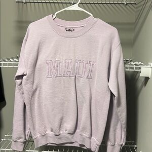 NWOT * Sun-kissed Coconut Lavender MAUI Sweatshirt Size Small